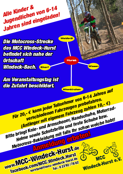 Flyer Kinderschnuppertag 2013